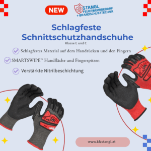 Impact schlagfeste Schnittschutzhandschuhe Klasse 5/E & 3/c